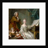 Jean-Marc Nattier and his family by Jean-Marc Nattier