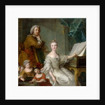 Jean-Marc Nattier and his family by Jean-Marc Nattier