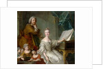 Jean-Marc Nattier and his family by Jean-Marc Nattier