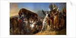 Napoleon Pays Homage to the Courage of the Wounded by Jean-Baptiste Debret