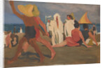 Bathers on the Lido, Venice (Serge Diaghilev and Vaslav Nijinsky on the Beach) by Léon Bakst