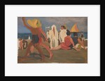 Bathers on the Lido, Venice (Serge Diaghilev and Vaslav Nijinsky on the Beach) by Léon Bakst