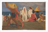 Bathers on the Lido, Venice (Serge Diaghilev and Vaslav Nijinsky on the Beach) by Léon Bakst