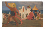 Bathers on the Lido, Venice (Serge Diaghilev and Vaslav Nijinsky on the Beach) by Léon Bakst