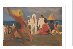 Bathers on the Lido, Venice (Serge Diaghilev and Vaslav Nijinsky on the Beach) by Léon Bakst