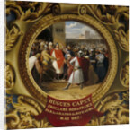Hugh Capet proclaimed King by the nobles in May 987 by Jean Alaux