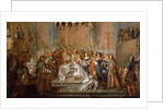 Baptism of the Dauphin Louis, son of Louis XIV, celebrated in the  Saint-Germain-en-Laye, March 24, by Joseph Christophe