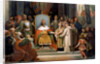 Charlemagne receives Alcuin, 780 by Jean-Victor Schnetz