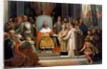 Charlemagne receives Alcuin, 780 by Jean-Victor Schnetz