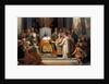 Charlemagne receives Alcuin, 780 by Jean-Victor Schnetz