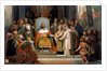 Charlemagne receives Alcuin, 780 by Jean-Victor Schnetz