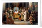 Charlemagne receives Alcuin, 780 by Jean-Victor Schnetz