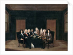 The emissaries of the peace congress of Baden on september 7th, 1714 by Johann Rudolf Huber