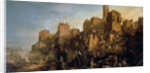 The capture of Jerusalem by Jacques de Molay in 1299 by Claude Jacquand