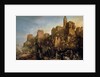 The capture of Jerusalem by Jacques de Molay in 1299 by Claude Jacquand