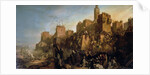 The capture of Jerusalem by Jacques de Molay in 1299 by Claude Jacquand