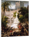 Assault of the monastery of of Santa Engracia, February 8, 1809 by Baron Louis-François Lejeune