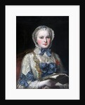 Portrait of Princess Maria Josepha of Saxony (1731?1767) by Maurice Quentin de La Tour