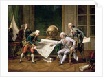 Louis XVI gives instructions to Captain La Pérouse, 29 June 1785 by Nicolas André Monsiaux