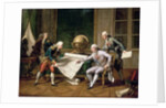 Louis XVI gives instructions to Captain La Pérouse, 29 June 1785 by Nicolas André Monsiaux