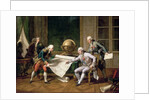 Louis XVI gives instructions to Captain La Pérouse, 29 June 1785 by Nicolas André Monsiaux