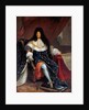 Portrait of Louis XIV Holding the Plan for the Maison Royale de Saint-Louis at Saint-Cyr by Nicolas-René Jollain