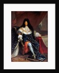 Portrait of Louis XIV Holding the Plan for the Maison Royale de Saint-Louis at Saint-Cyr by Nicolas-René Jollain