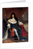 Portrait of Louis XIV Holding the Plan for the Maison Royale de Saint-Louis at Saint-Cyr by Nicolas-René Jollain