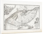 Map of Narva in 1700 by Pieter Mortier