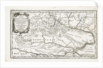 Map showing both Poltava and Bender by Gabriel Bodenehr the Elder