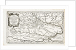 Map showing both Poltava and Bender by Gabriel Bodenehr the Elder