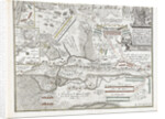 Map of the Battle of Poltava on 27 June 1709 by Joseph Friedrich Leopold