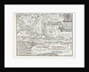 Map of the Battle of Poltava on 27 June 1709 by Joseph Friedrich Leopold