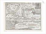 Map of the Battle of Poltava on 27 June 1709 by Joseph Friedrich Leopold