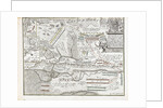 Map of the Battle of Poltava on 27 June 1709 by Joseph Friedrich Leopold