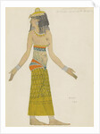 Costume design for the ballet Hélène de Sparte by E. Verhaeren and D. de Séverac by Léon Bakst