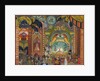 Stage design for the ballet The Firebird by I. Stravinsky by Vladimir Pleshakov