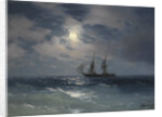 Brig Mercury by Ivan Konstantinovich Aivazovsky