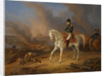 Napoleon Bonaparte before the burning City of Smolensk by Albrecht Adam