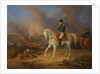 Napoleon Bonaparte before the burning City of Smolensk by Albrecht Adam