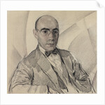 Portrait of the artist and the photographer Miron Sherling by Sergei Vasilievich Chekhonin