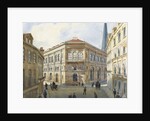 View of the Riga Stock Exchange by Albert Nikolayevich Benois