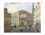 View of the Riga Stock Exchange by Albert Nikolayevich Benois