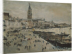 The Schiavoni quay in Venice by Valentin Alexandrovich Serov