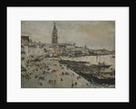 The Schiavoni quay in Venice by Valentin Alexandrovich Serov