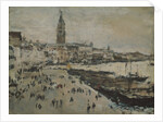 The Schiavoni quay in Venice by Valentin Alexandrovich Serov