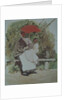 Nurse with a child by Konstantin Andreyevich Somov