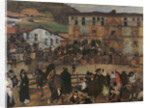Bullfight in Éibar by Ignacio Zuloaga y Zabaleto