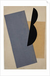 Composition (Blue-Yellow-Black) by Lyubov Sergeyevna Popova