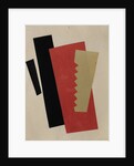 Composition (Red-Black-Gold) by Lyubov Sergeyevna Popova